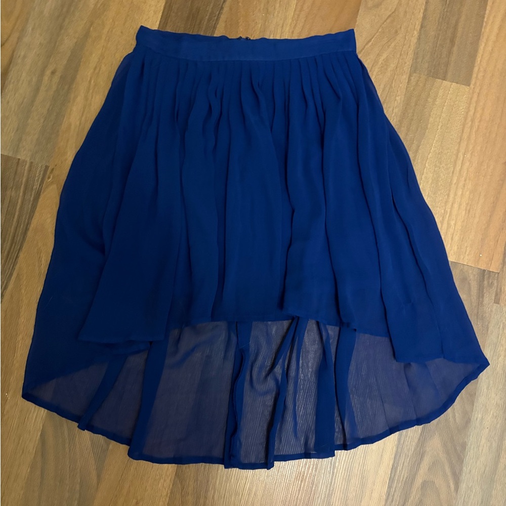 Dynamite Royal Blue Midi Skirt